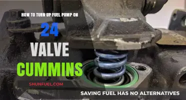 Turning Up Fuel Pump on 24 Valve Cummins: A Step-by-Step Guide
