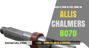 Turning Up the Fuel Pump on Your Allis Chalmers 8070: A Step-by-Step Guide