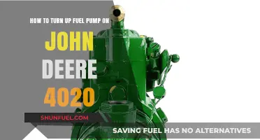 Turning Up the Fuel Pump on Your John Deere 4020: A Step-by-Step Guide