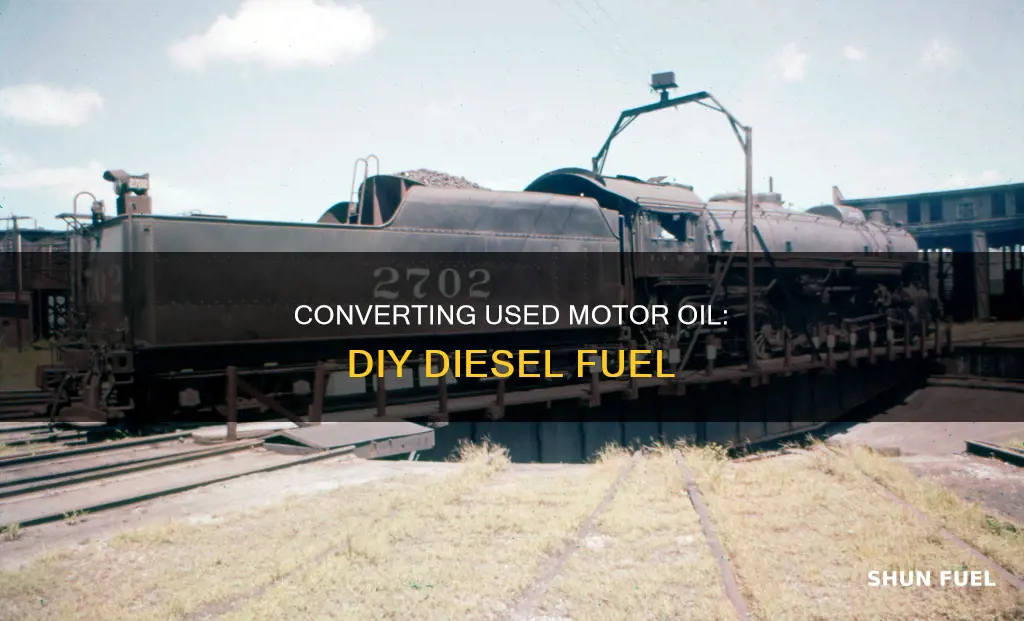 how to turn used motor oil into diesel fuel