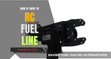 Twisting RC Fuel Lines: Securing with Tie