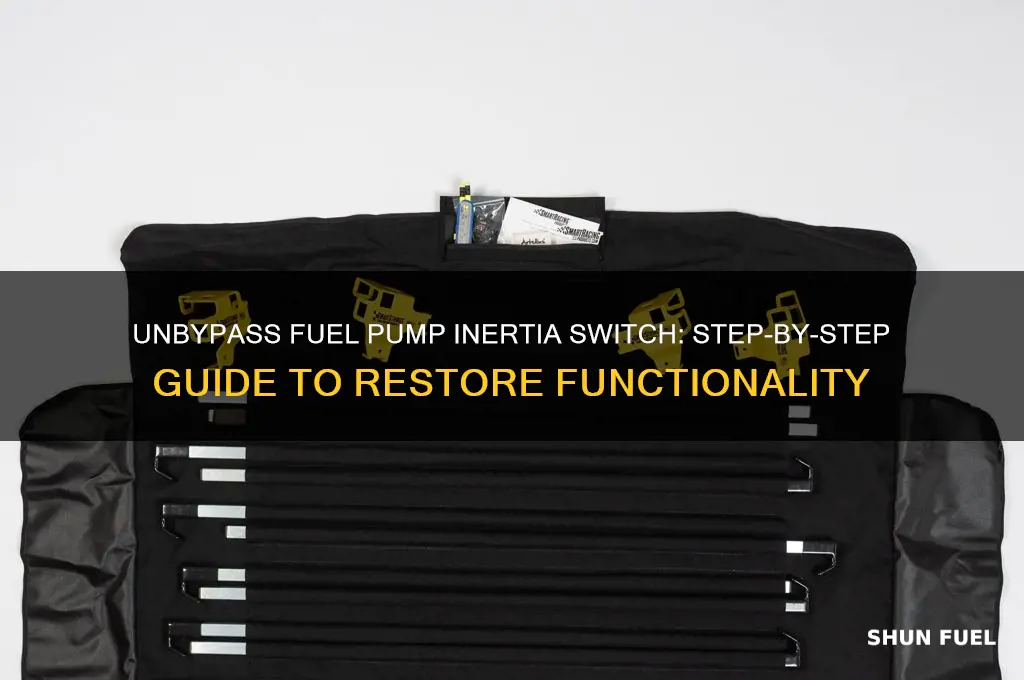 how to un bypass the fuel pump inertia switch