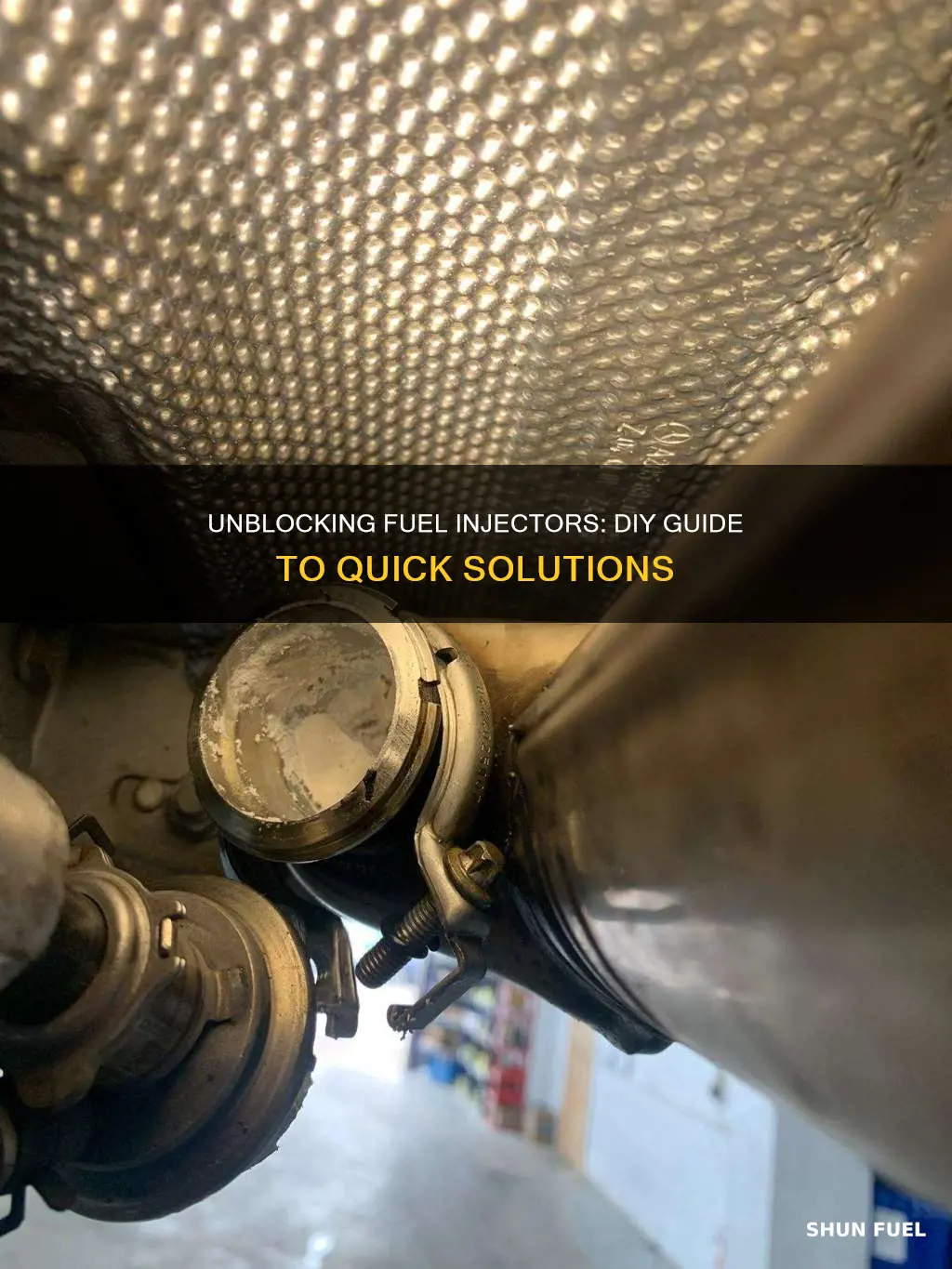 how to unblock a fuel injector