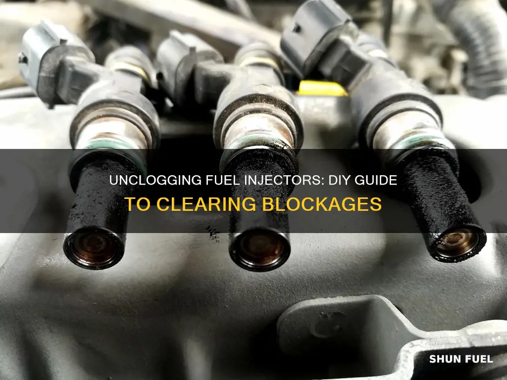 how to unclog a fuel injector