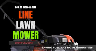 Unclogging Your Lawn Mower's Fuel Line: A Step-by-Step Guide
