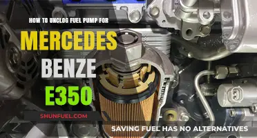 Unclog Your Mercedes-Benz E350 Fuel Pump: Step-by-Step Guide