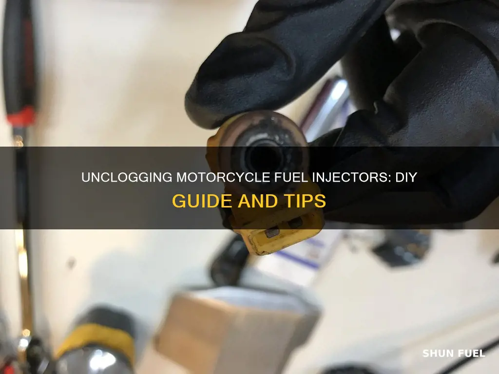 how to unclog motorcycle fuel injectors