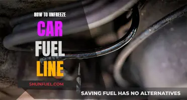 Unfreezing Car Fuel Lines: Quick and Easy DIY Methods