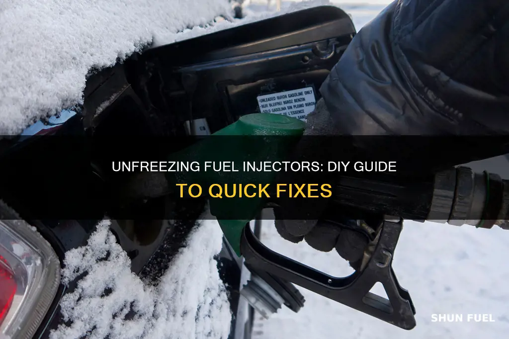 how to unfreeze fuel injector