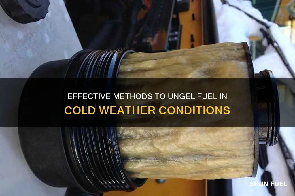 how to ungel fuel