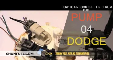 Dodge Fuel Pump: A Step-by-Step Guide to Unhooking the Fuel Line