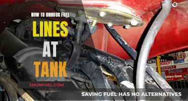Unscrewing Fuel Lines: A Step-by-Step Guide to Unhooking at the Tank