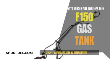 Unscrewing Fuel Lines: 2010 F150 Gas Tank Maintenance
