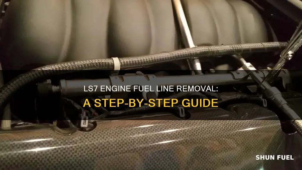 how to unhook fuel lines on ls7 engine