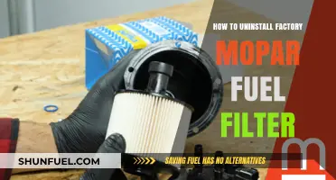 Uninstalling Factory Mopar Fuel Filter: Step-by-Step Guide
