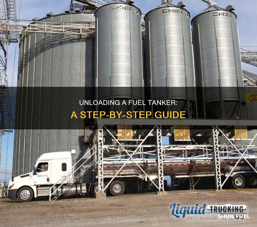 how to unload a fuel tanker