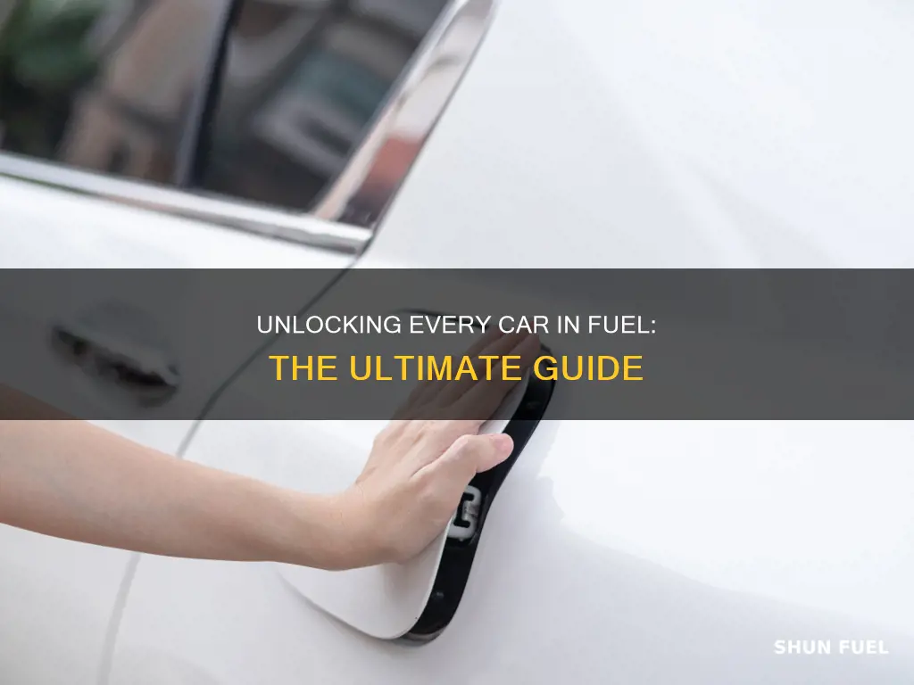 how to unlock all cars in fuel
