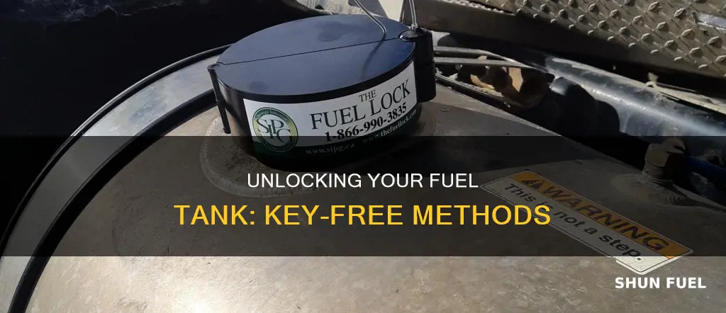 how to unlock your fuel tank without the fuel key