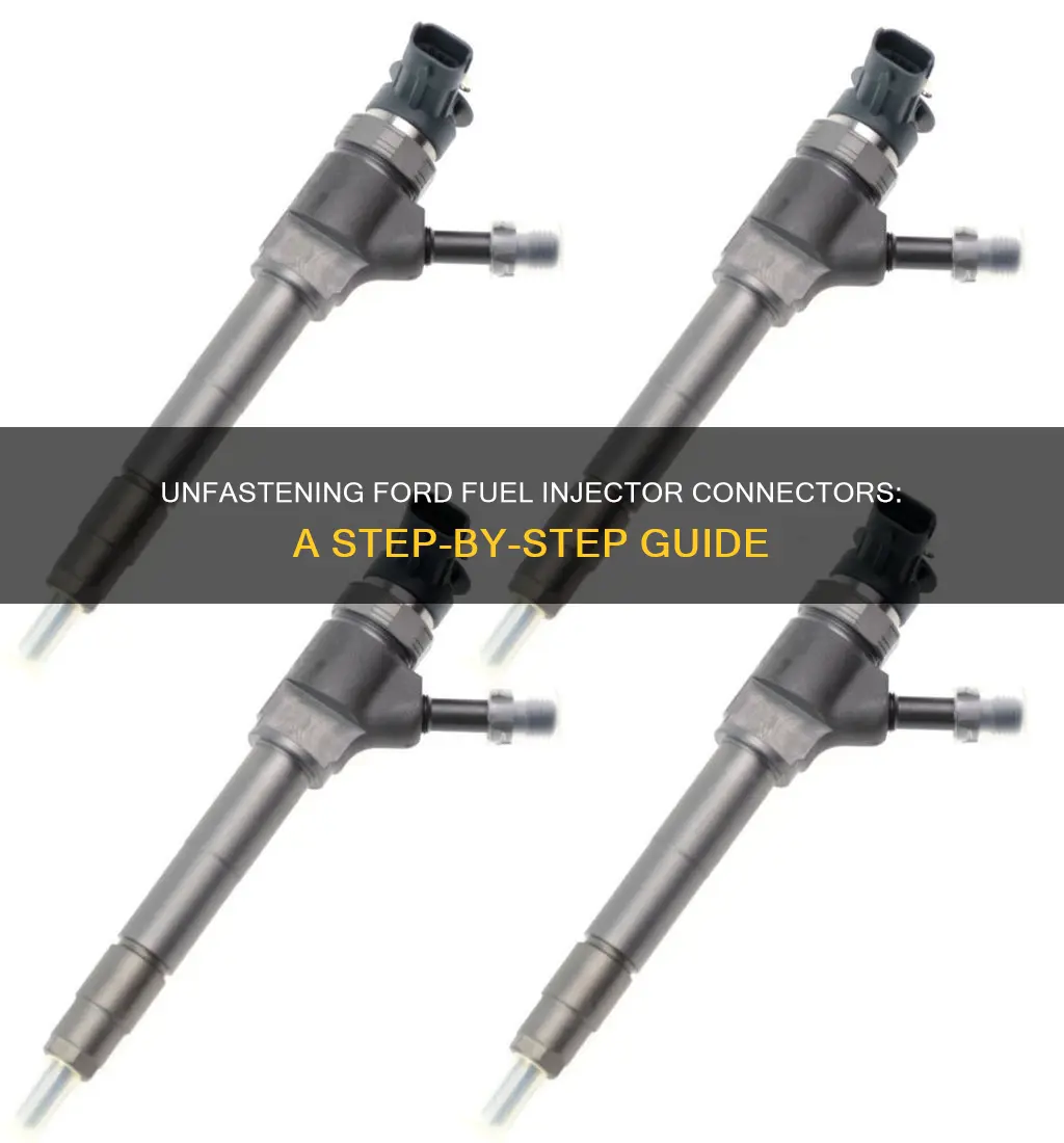 how to unpin ford fuel injector connector