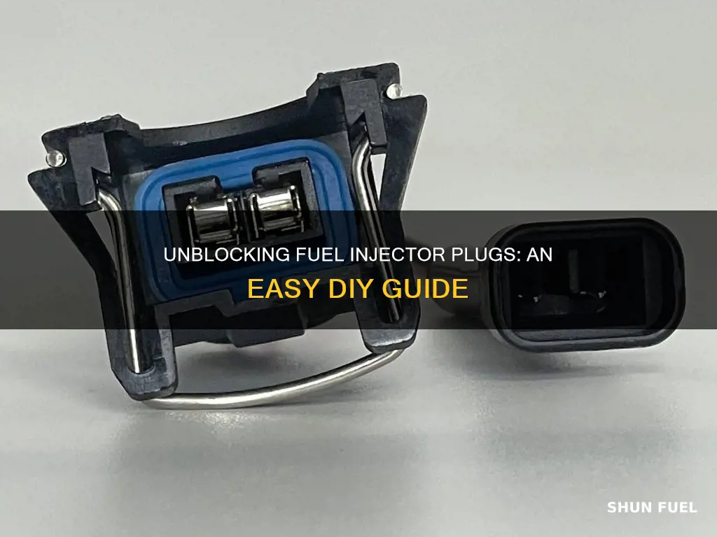 how to unpin fuel injector plug