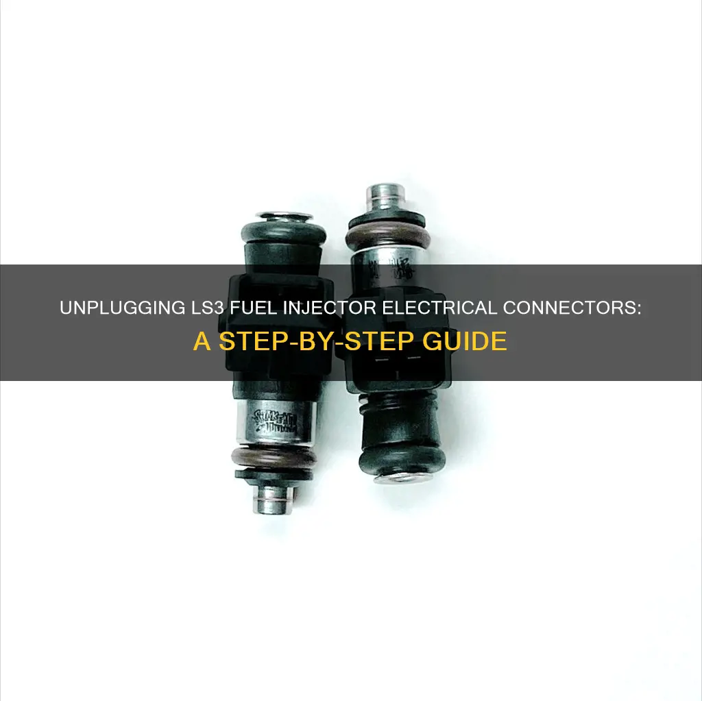 how to unplug electrical connector on ls3 fuel injector