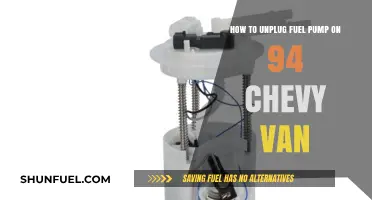Unplugging the Fuel Pump on a 1994 Chevy Van: A Step-by-Step Guide