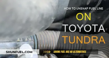 Toyota Tundra Fuel Line: Unsnapping the Process for Easy Access