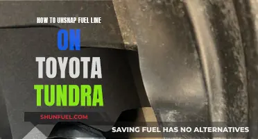 Unsnapping Fuel Lines: Toyota Tundra Troubleshooting Guide