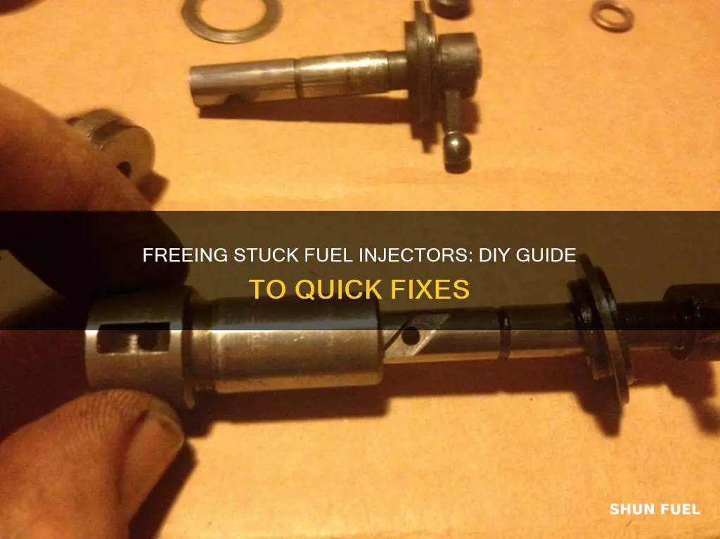 how to unstick a fuel injector