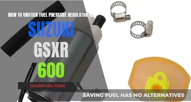 Unsticking Suzuki GSXR 600 Fuel Pressure Regulator