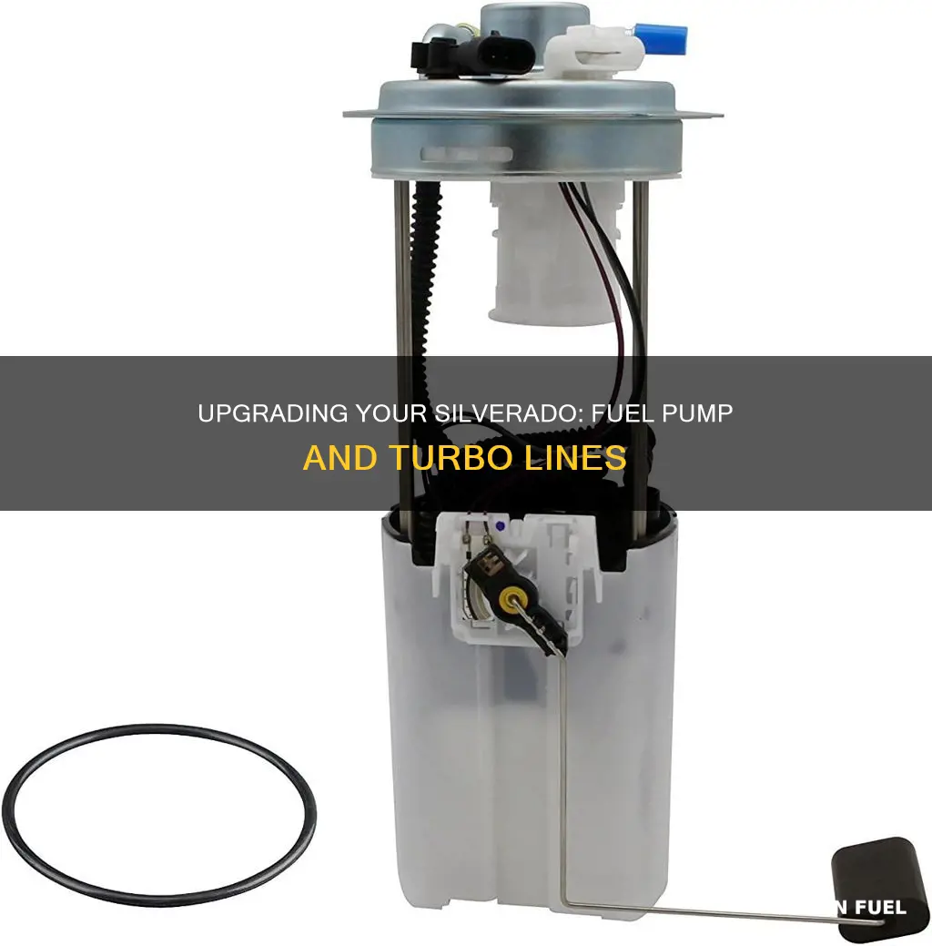 how to uograde fuel pump 2001 silvearod turbo lines