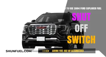 Ford Explorer Fuel Shut-Off Switch: 2004 Model Activation Guide