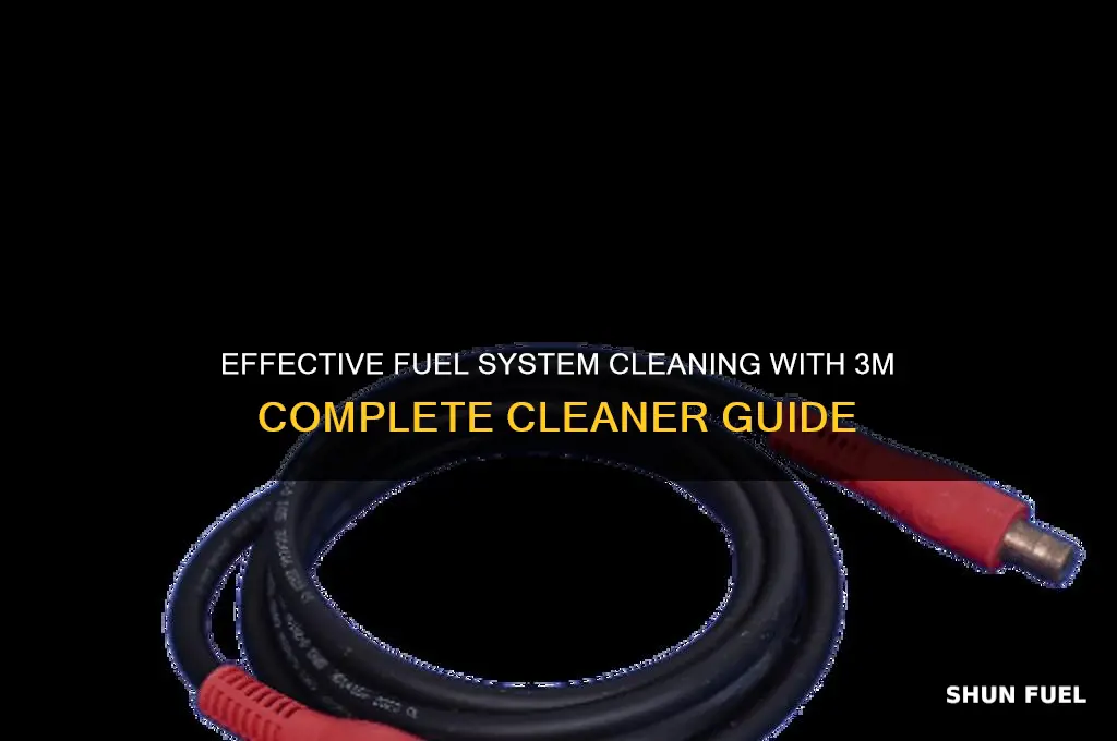 how to use 3m complete fuel system cleaner