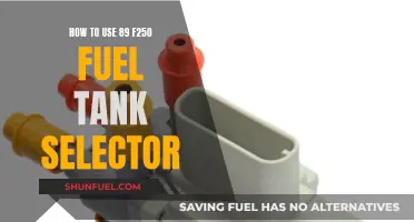 Fuel Tank Selector: Switching Tanks in Your 89 F250