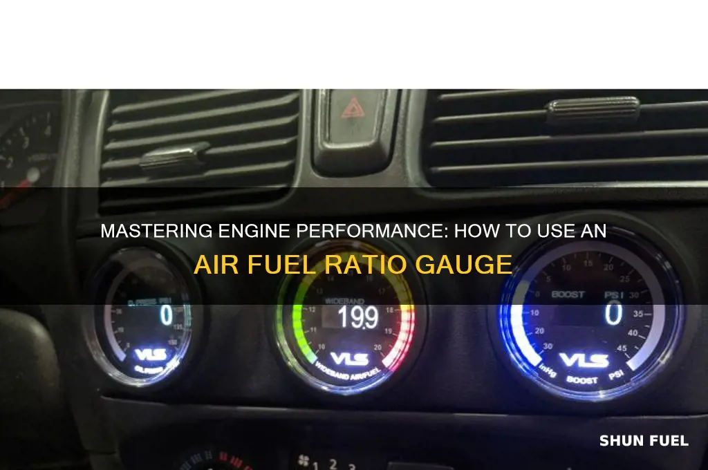 how to use a air fuel ratio gauge