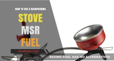 Mastering Your MSR Backpacking Stove: Efficient Fuel Use Tips