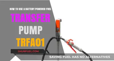 Efficient Fuel Transfer: Mastering the Battery-Powered TRFA01 Pump
