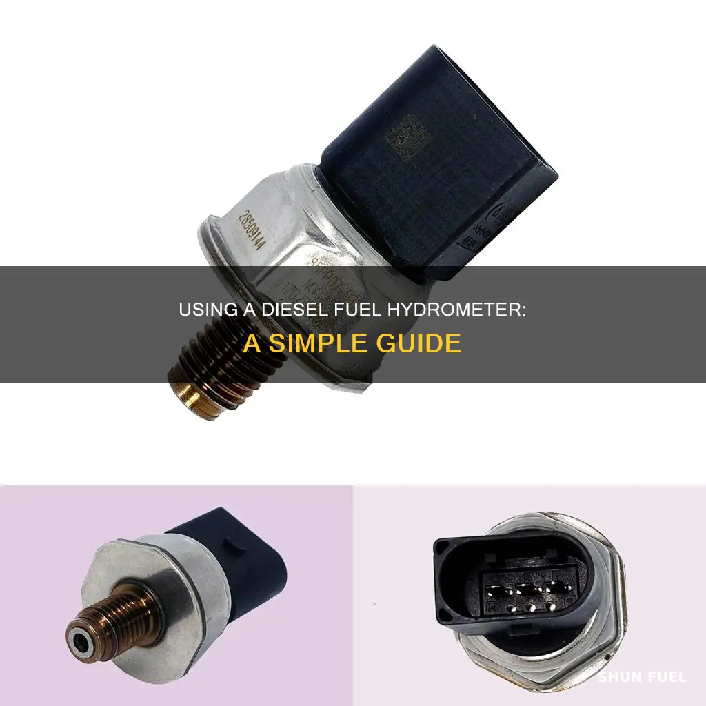 how to use a diesel fuel hydrometer