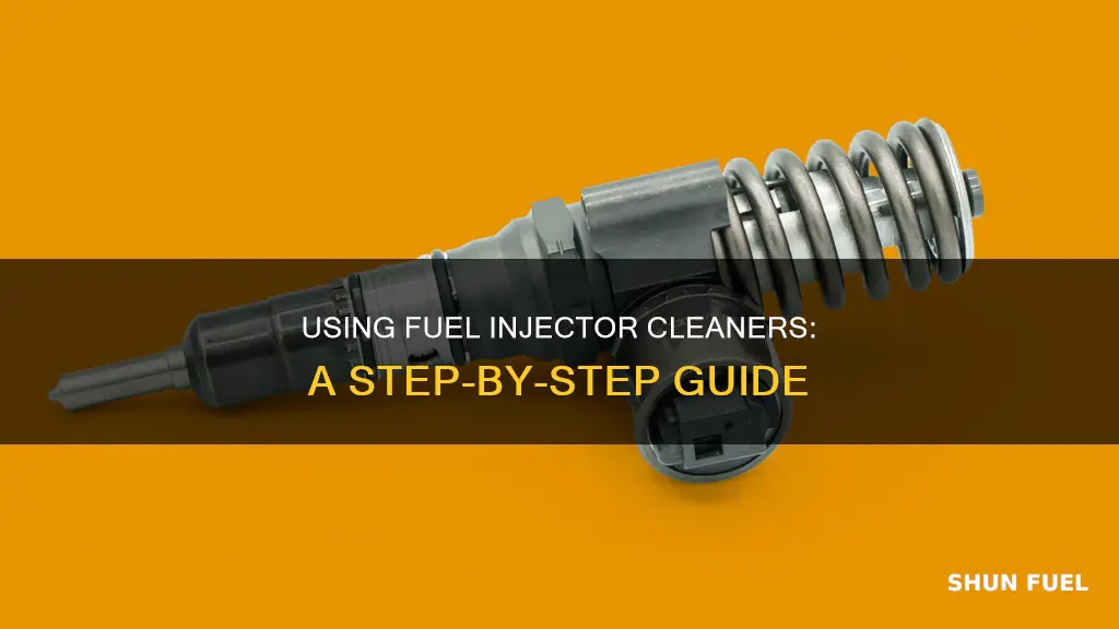 how to use a fuel injector cleaner