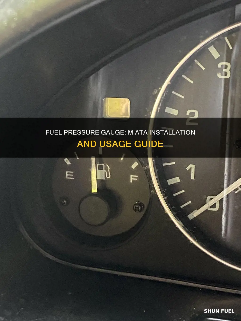 how to use a fuel pressure gauge miata