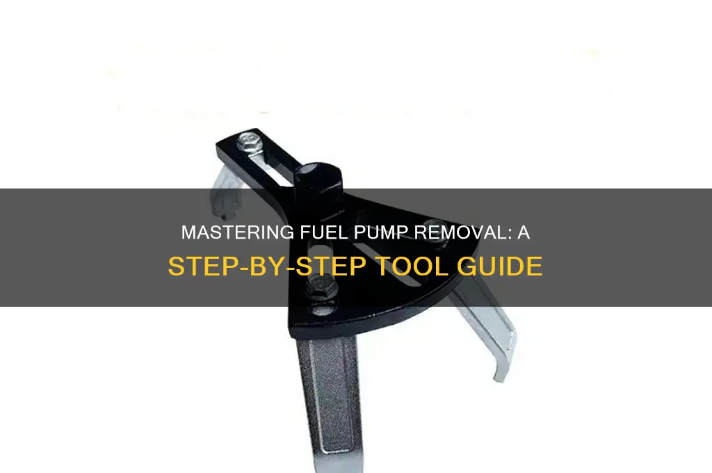 how to use a fuel pump removal tool