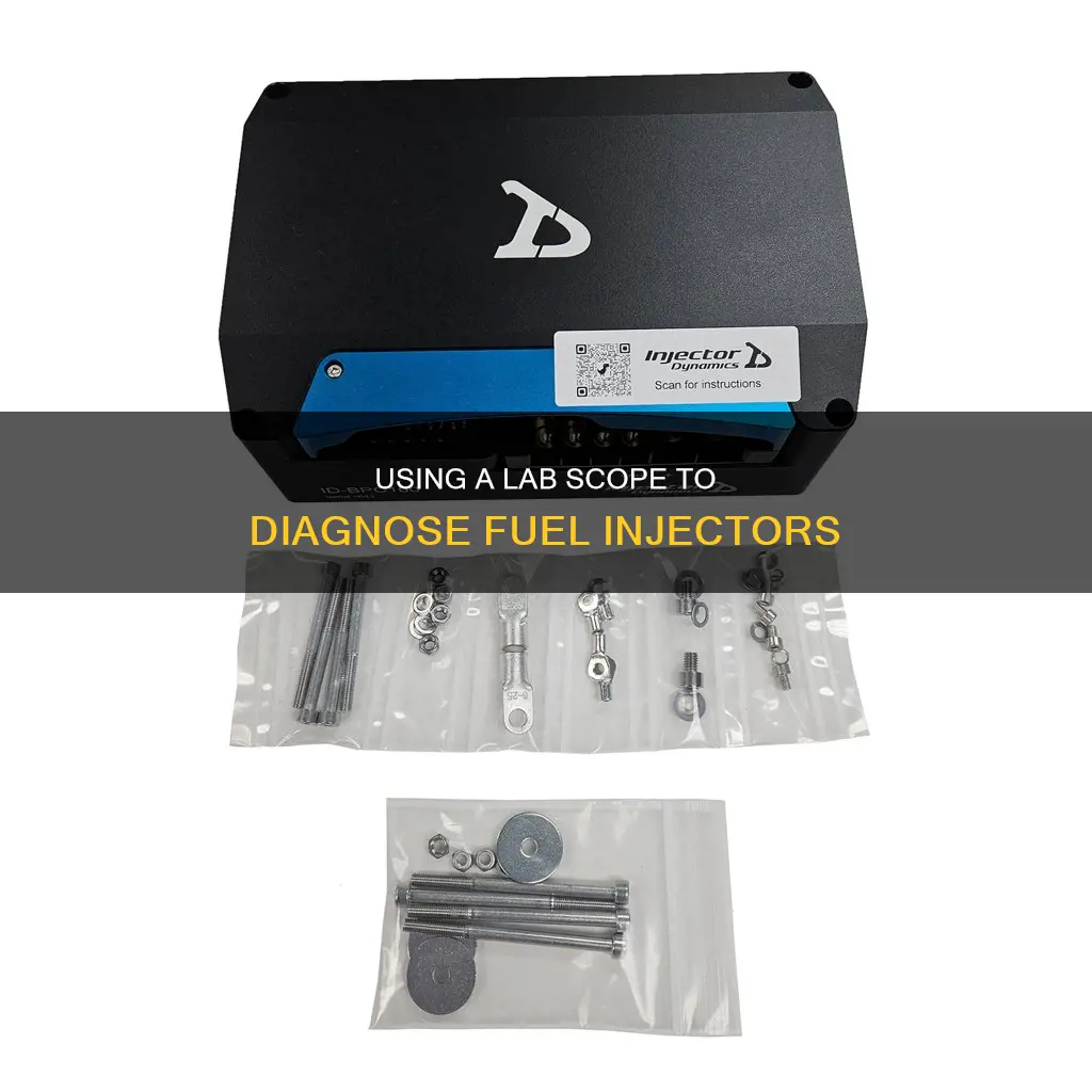 how to use a lab scope on a fuel injector