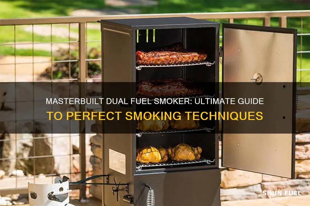 how to use a masterbuilt dual fuel smoker