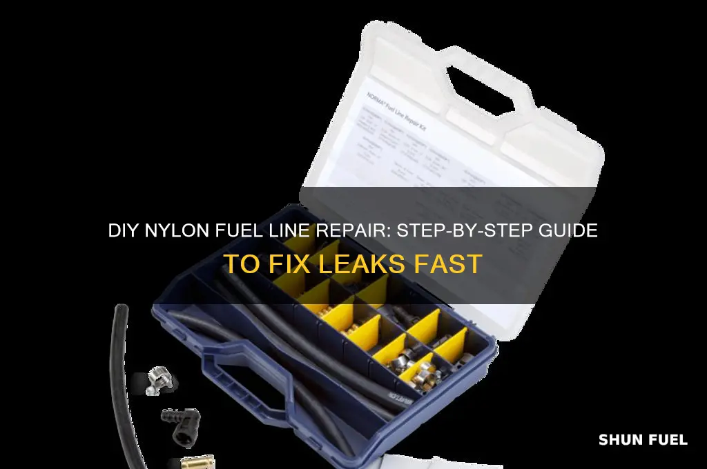 how to use a nylon fuel line repair kit