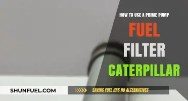Prime Pump Fuel Filter: Operating Your Caterpillar