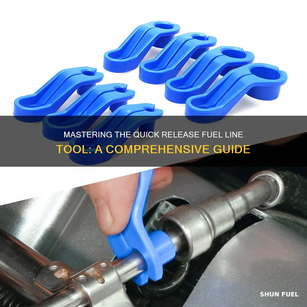 how to use a quick release fuel line tool