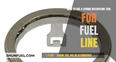 Using a Spring Decoupling Tool to Service Fuel Lines