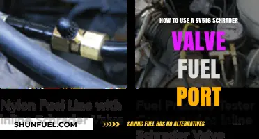 Mastering the SV516 Schrader Valve Fuel Port: A Step-by-Step Guide