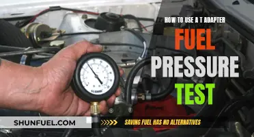 Using a T-Adapter to Test Fuel Pressure: A Guide