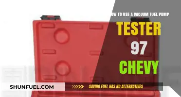 Mastering the Vacuum Fuel Pump Tester for Your 1997 Chevy